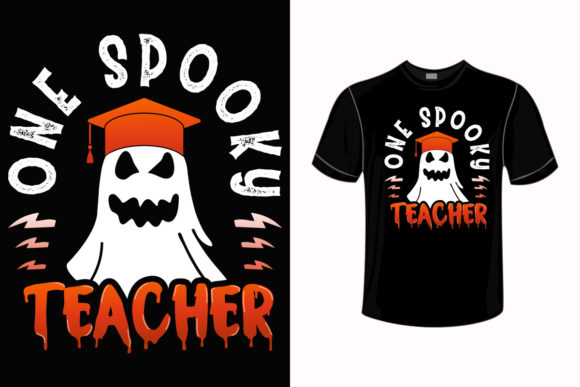 Halloween T-shirt Design-Spooky Teacher