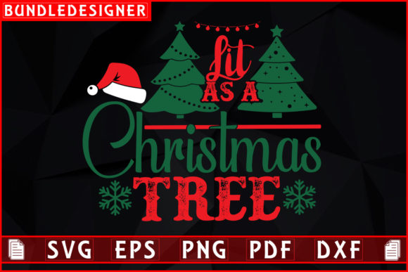 Lit As a Christmas
