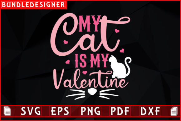 My Cat is My Valentine-Cat Sublimation
