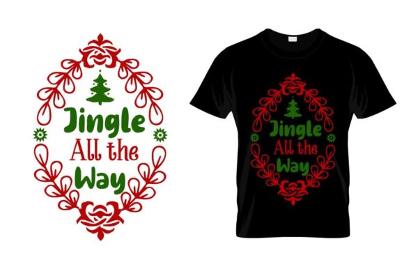 Printable Christmas T Shirt Design