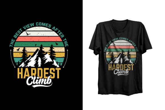 T-shirt Design the Hardest Climb